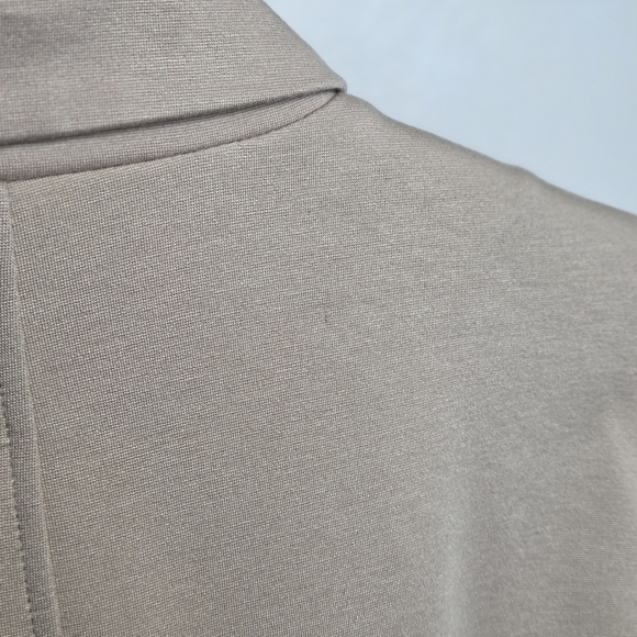 Eileen Fisher Flex Tencel Ponte Notch Collar Jacket Bramble Tan Women's Large - Picture 15 of 16